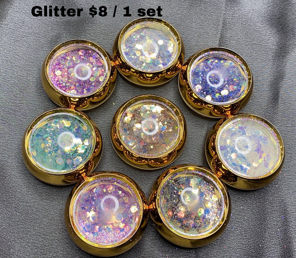 Nail Design : Glitter : 8 PCS