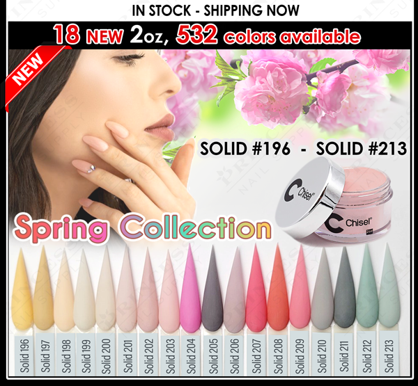 Chisel Powders 2oz : 18 Colors Spring Collection