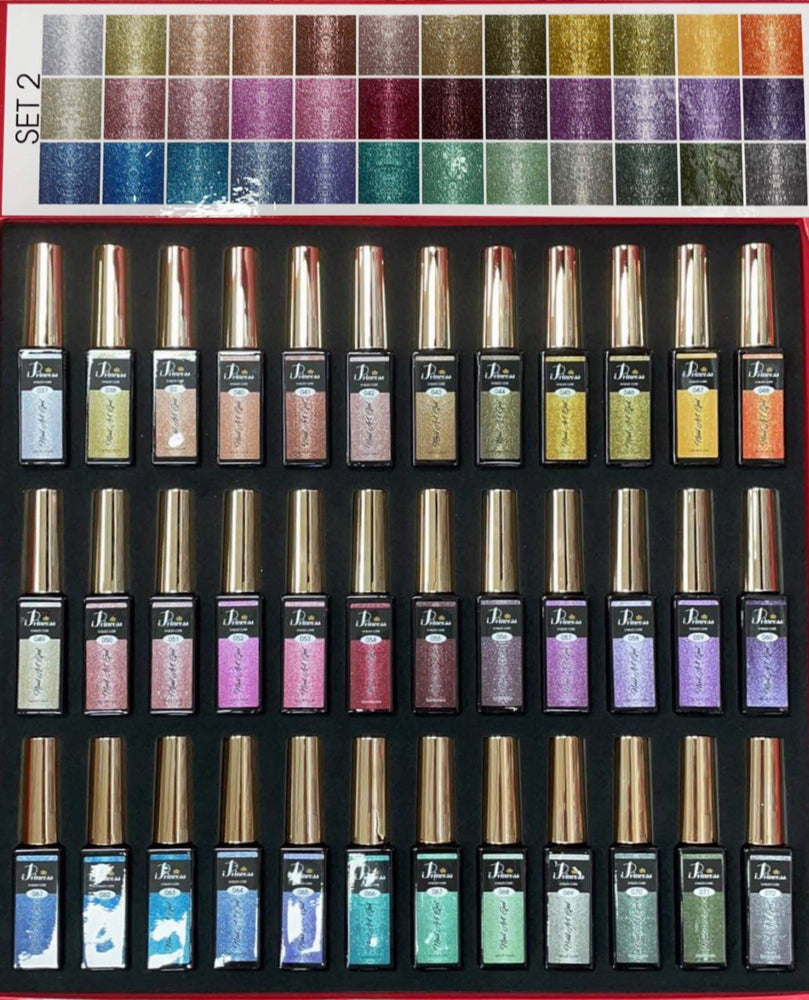 IPrincess Line art Gel 36 colors ( Set 2)